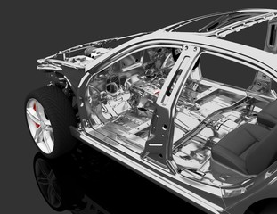 Obraz premium Body of the car