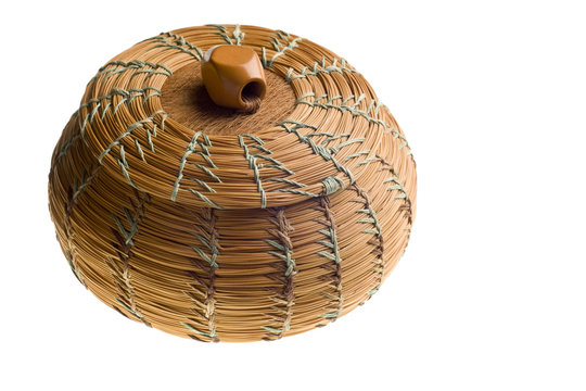 Cherokee handwoven basket