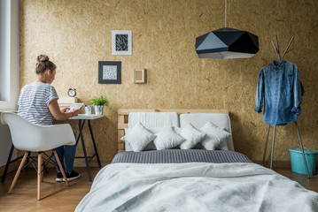 Girl in room