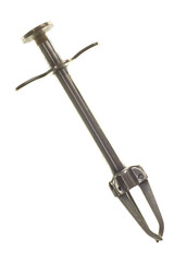 antique olive grabber isolated