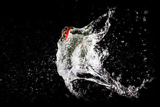 water balloon explosion