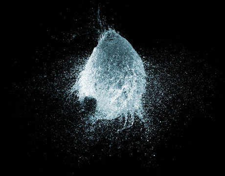 water balloon explosion