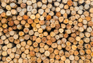Firewood stack background