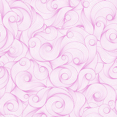 Doodle violet seamless background