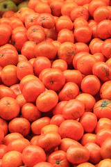 tangerine fruit background