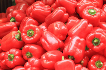 red pepper bells vegetable background