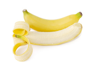 bananas on isolated background
