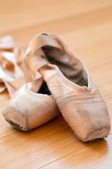 ballet slippers in well-worn condition © Christine