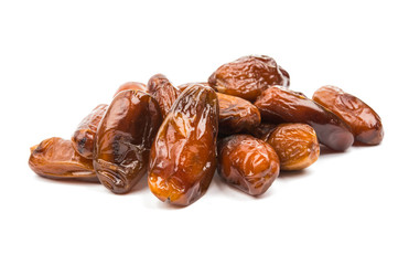 Fresh dates over white background