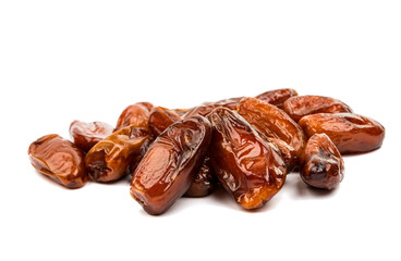  Fresh dates over white background