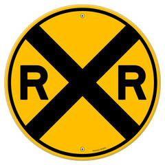 Yellow Rail Sign