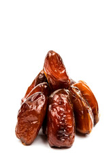  Fresh dates over white background