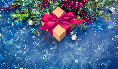 Christmas background with copyspace