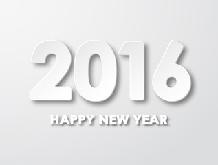 Happy new year 2016 paper background