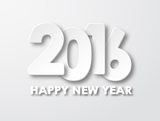 Happy new year 2016 paper background