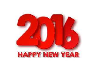 Happy new year 2016 paper background