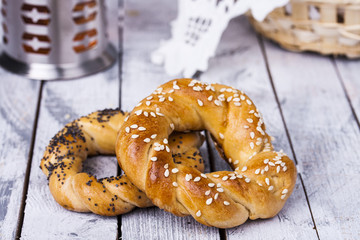 Turkish bagel, simit