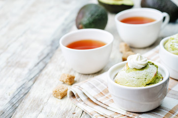 avocado mug cake