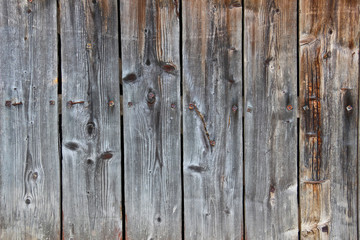 Naklejka premium Texture of aged wooden vertical boards