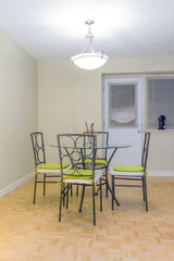 Interior design of dining room