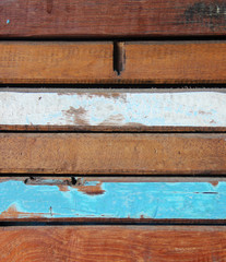 multicolored wooden structure