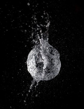 water balloon explosion