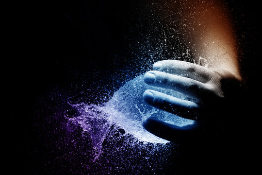 Water balloon burst