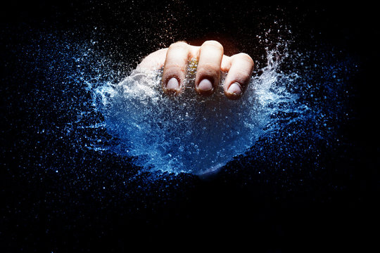Water balloon burst