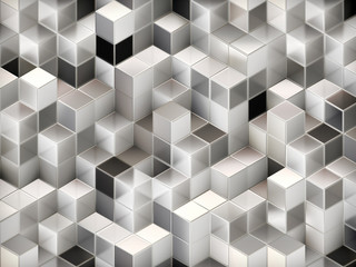 3D cubes abstract background