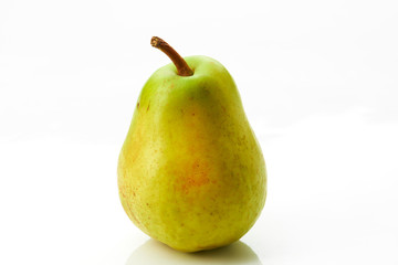 Pear on white background