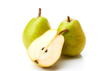 Two pears and half