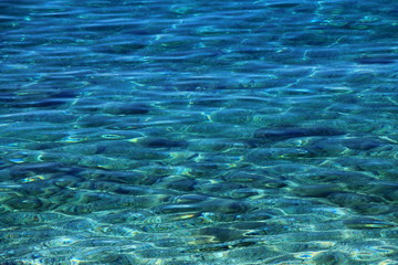 Adriatic sea background in Brela , Croatia moments