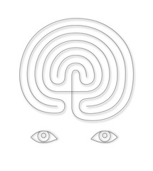 labyrinthe cerveau yeux
