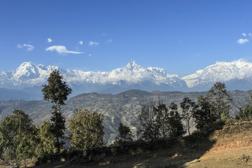 view to Dhaulagiri  - Nepal