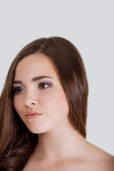 Fototapeta premium Photo of beautiful young woman. Fashion photo