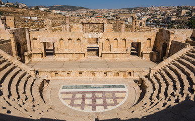 North Theater in Jerash, Jordan