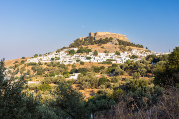 Fototapeta na wymiar Lindos Rhodes Greece
