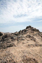 Fototapeta na wymiar Desert nature in egypt travel