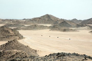 Desert nature in egypt travel