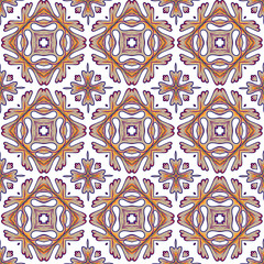 Gorgeous seamless patchwork pattern from colorful Moroccan tiles, ornaments. For wallpaper, pattern fills, surface textures