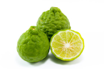 bergamot on white background.