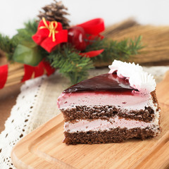 Christmas Cherry Chocolate Cake