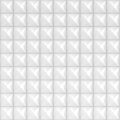 White square pyramid tiles - abstract background texture