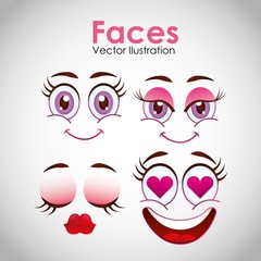smiley faces design