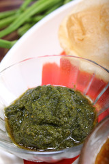 pudina chutney or green mint sauce