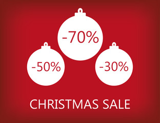 christmas sale background