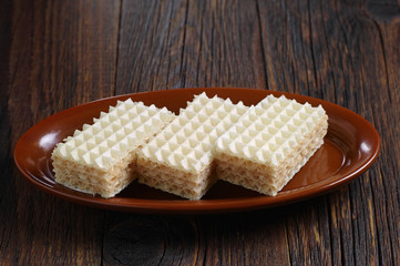 Wafers in plate