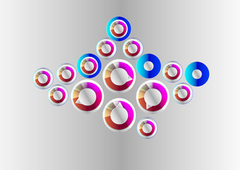 Diagram vector illustration