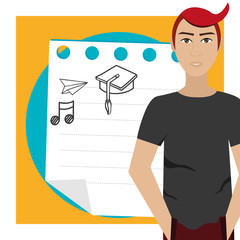 Back to school icon graphic 