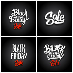 Black Friday Sale. Vector backgrounds